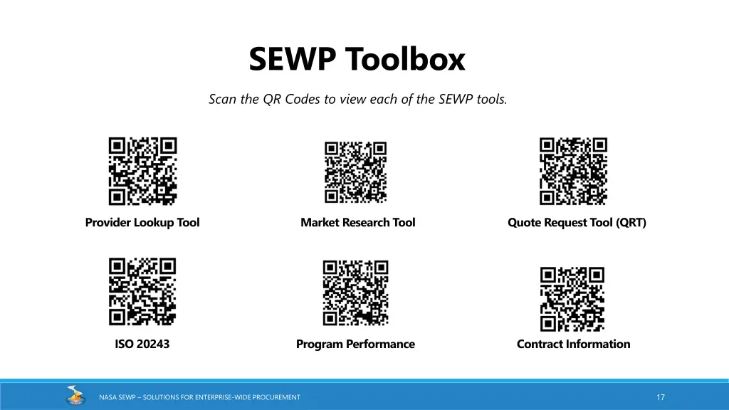 sewp toolbox
