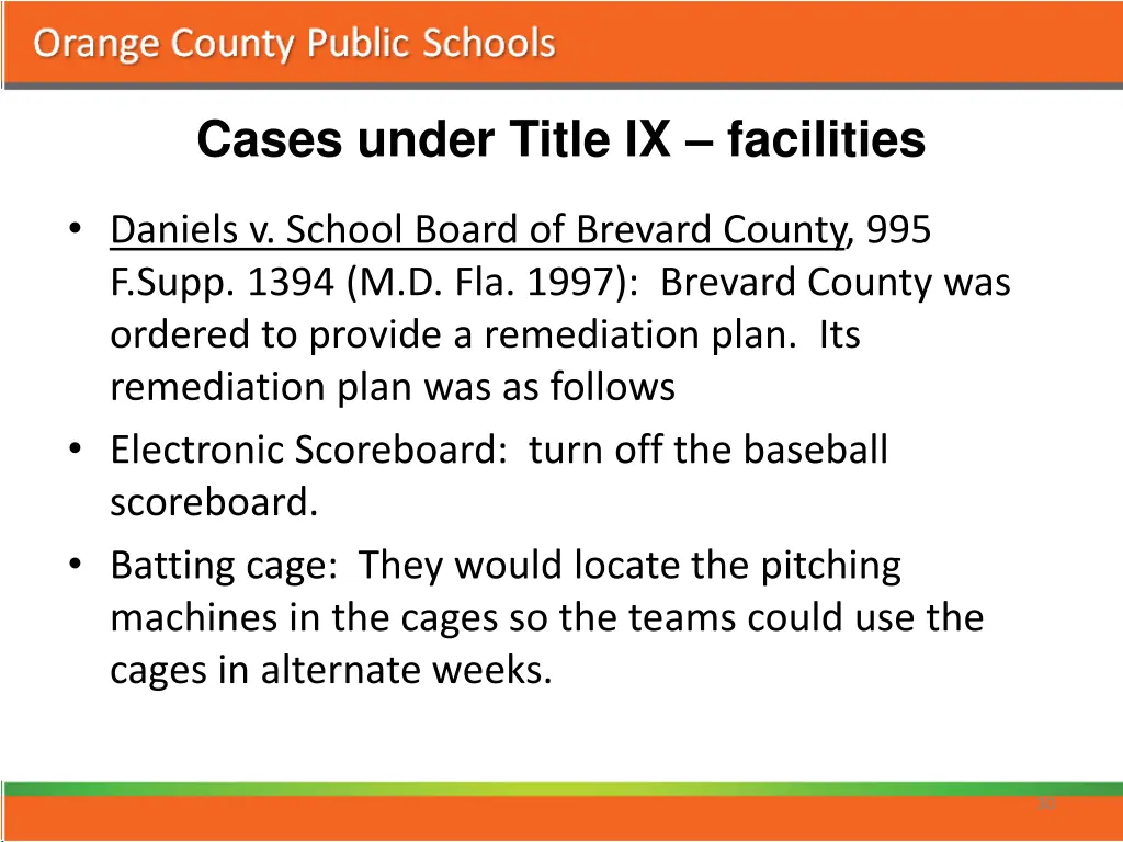 cases under title ix facilities 3