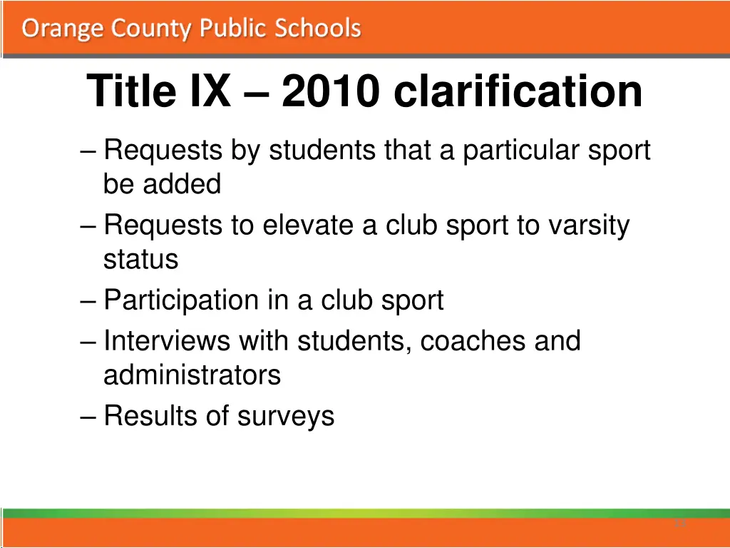 title ix 2010 clarification 1