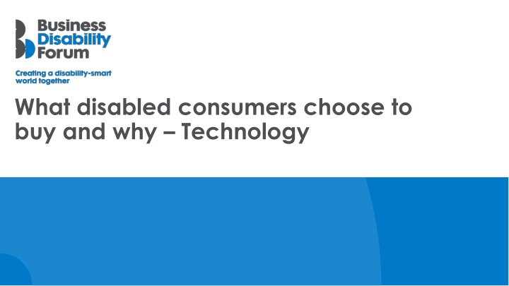 what disabled consumers choose