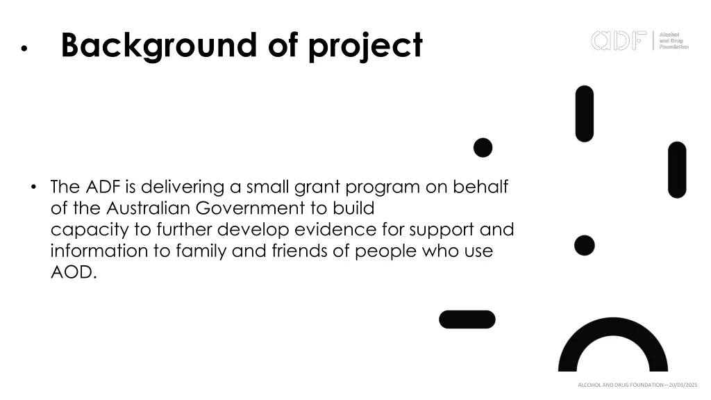 background of project
