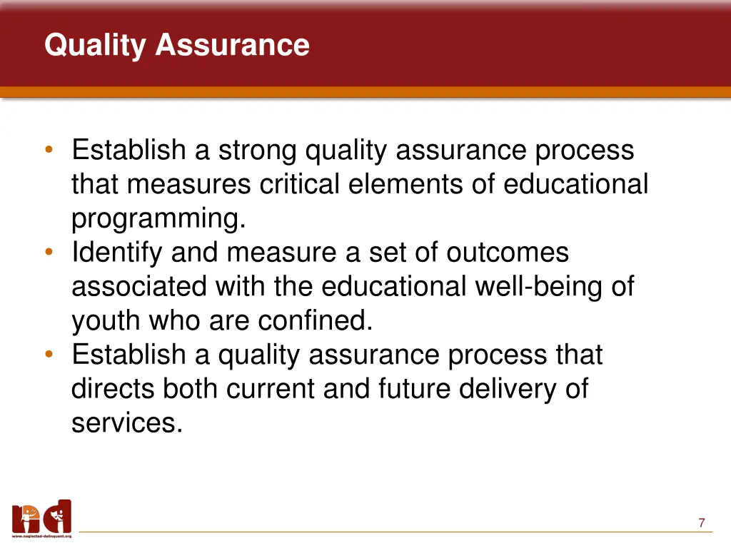quality assurance