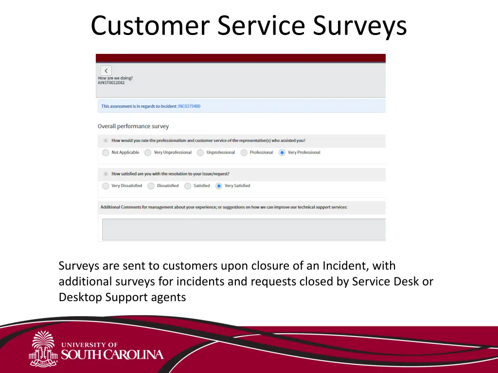 customer service surveys