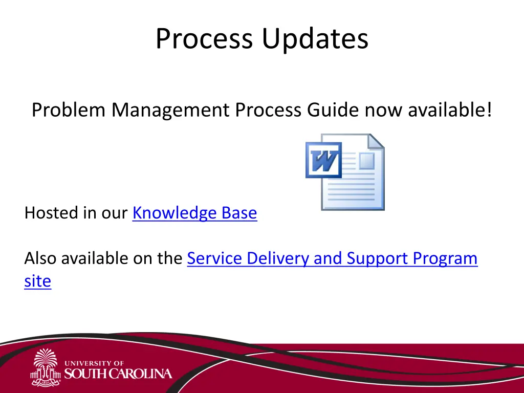 process updates