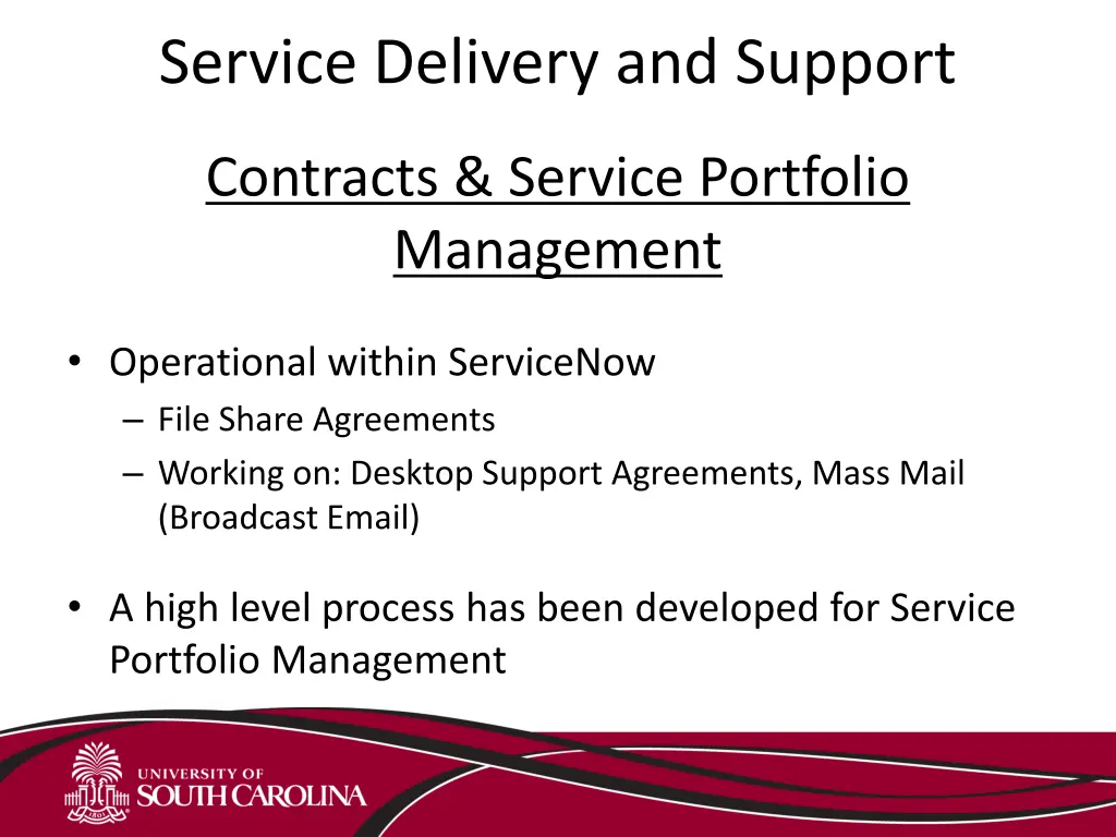 service delivery and support 2