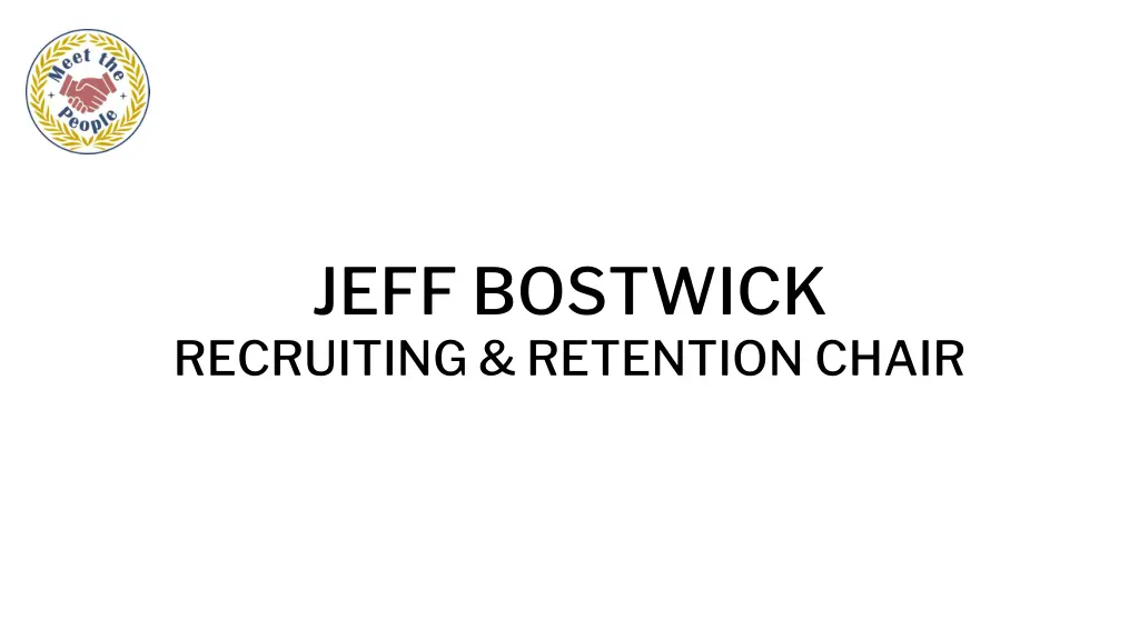 jeff bostwick recruiting retention chair