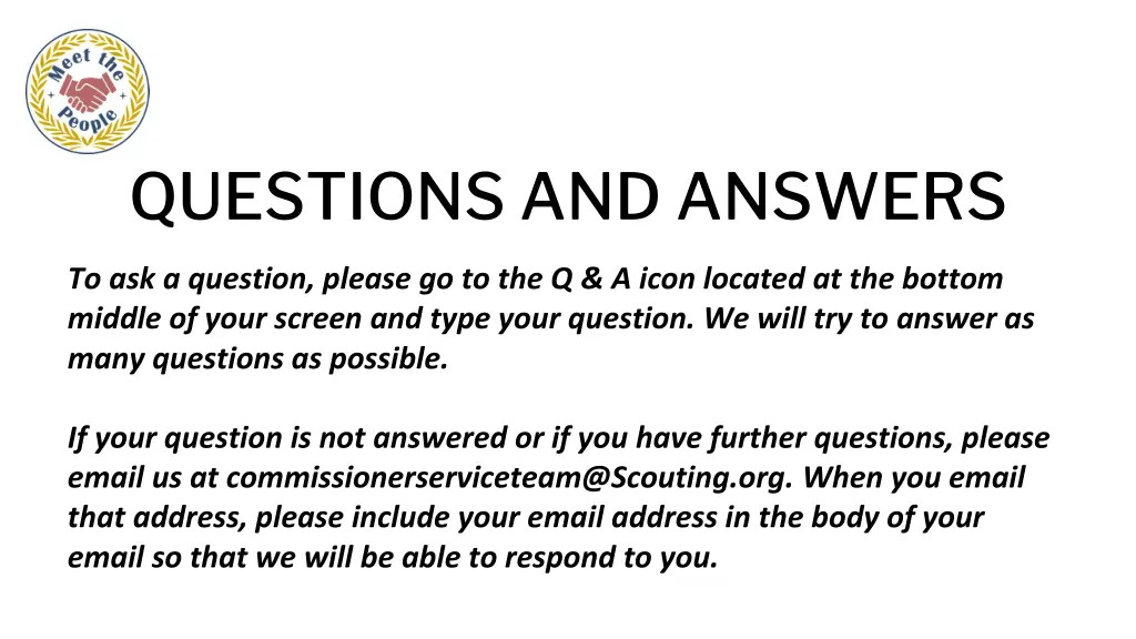 questions and answers