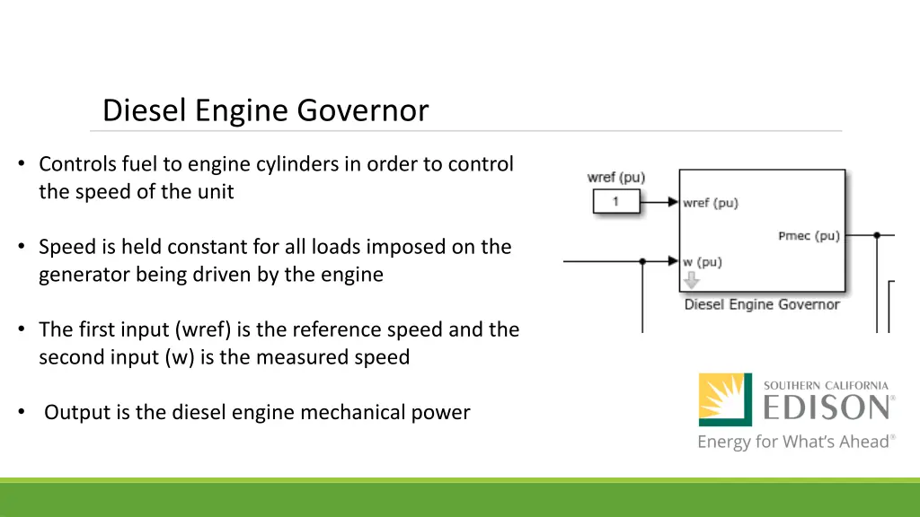 diesel engine governor