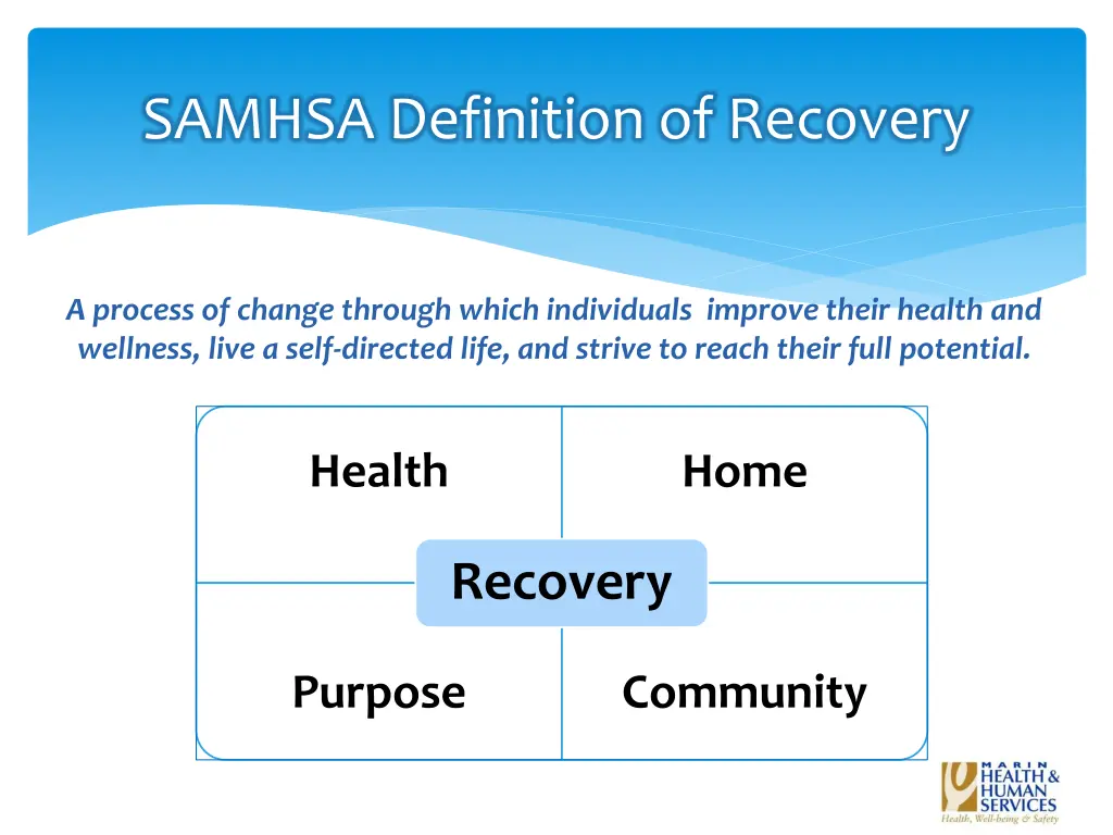 samhsa definition of recovery