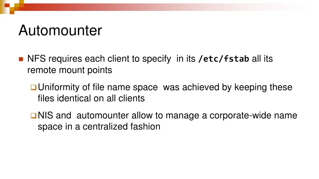 automounter