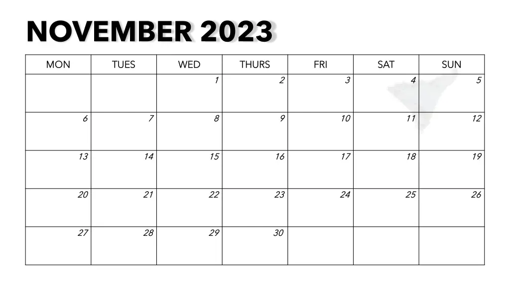 november 2023