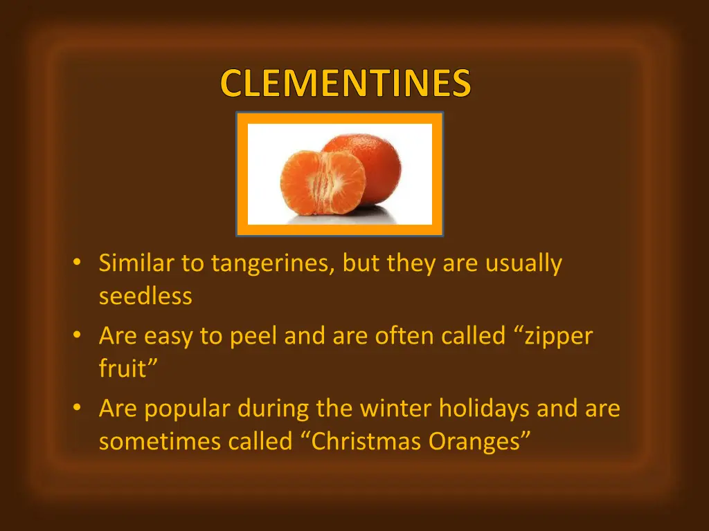 clementines 1