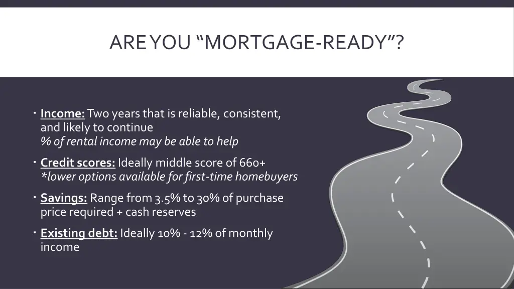 are you mortgage ready