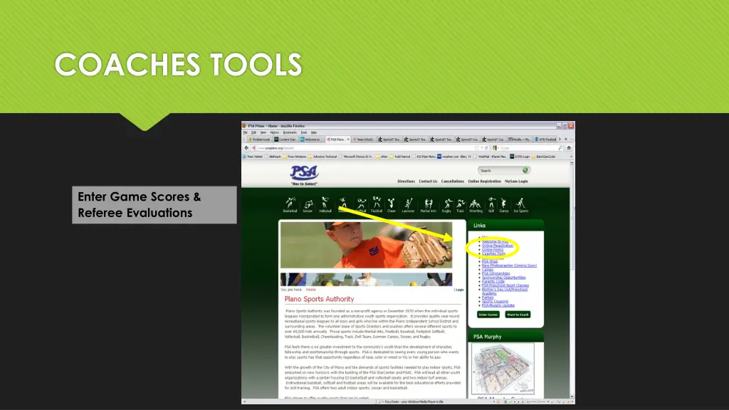 coaches tools