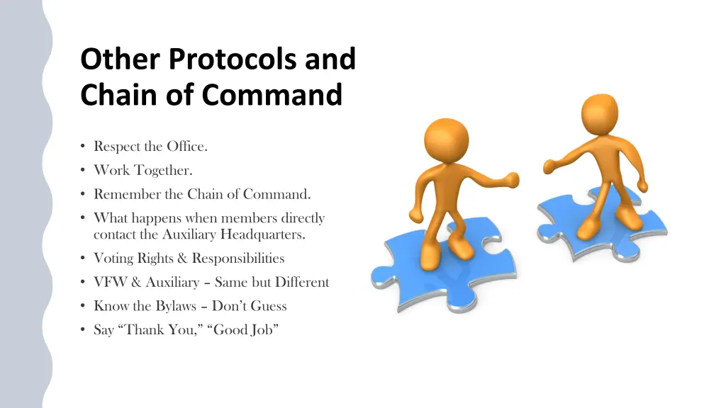other protocols and chain of command
