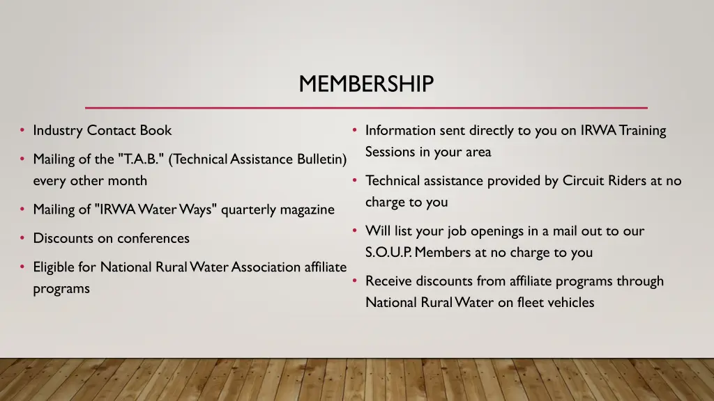 membership