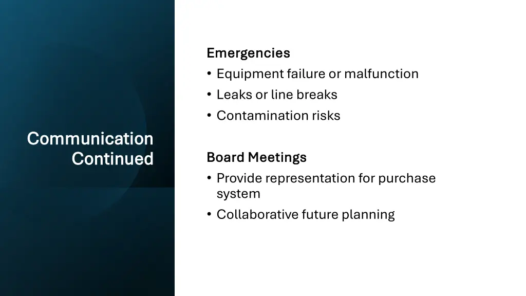 emergencies emergencies equipment failure