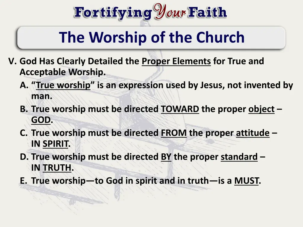 the worship of the church 4