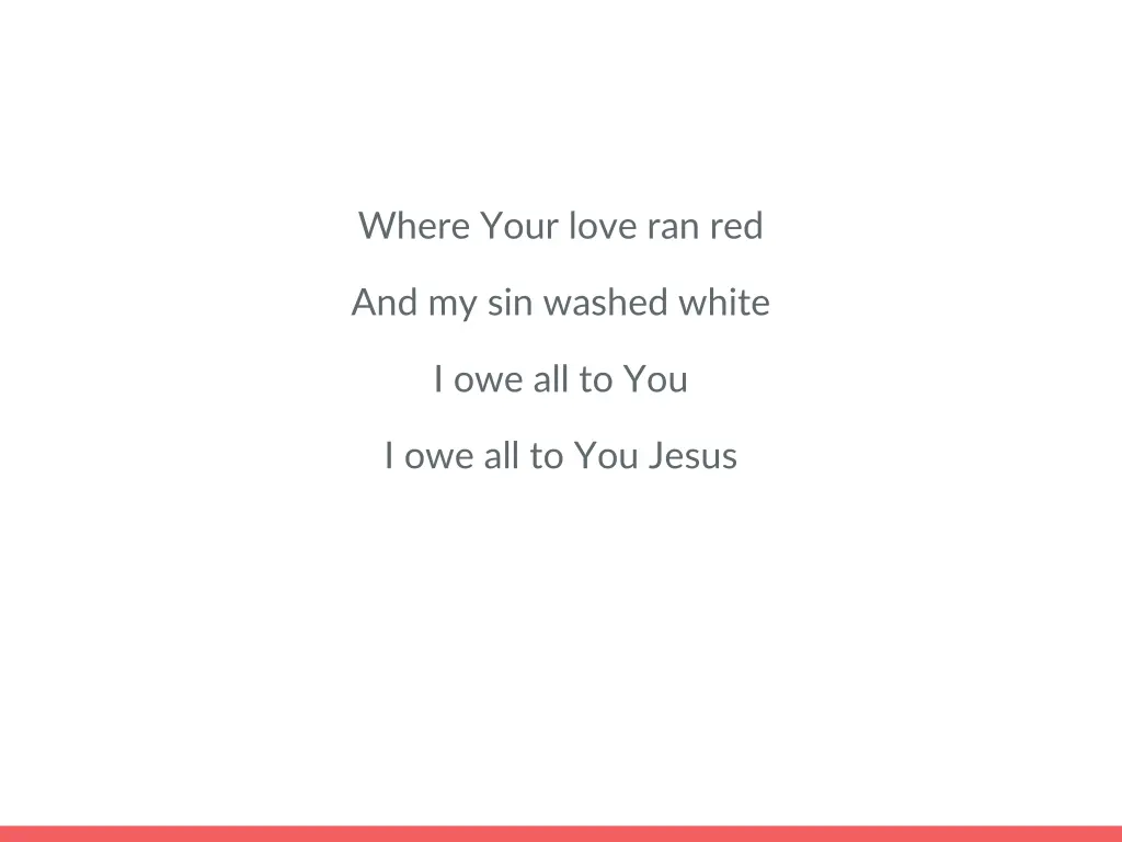 where your love ran red