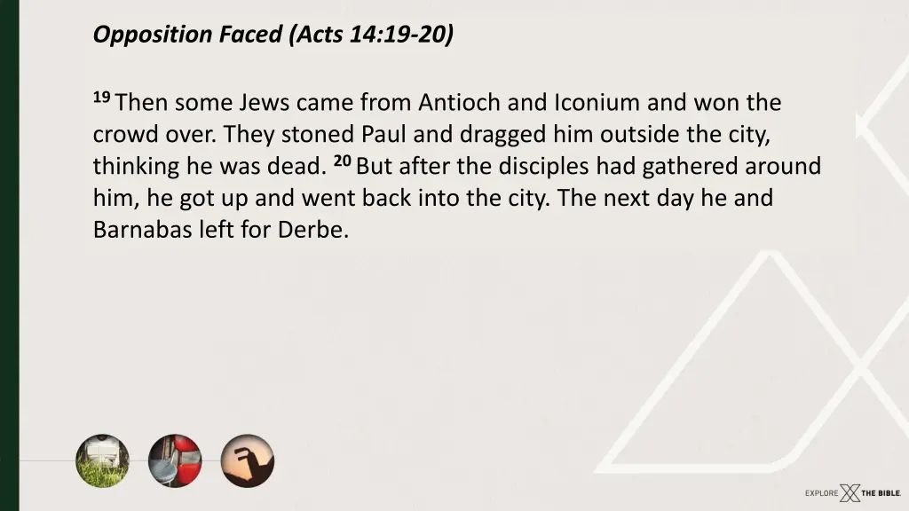 opposition faced acts 14 19 20