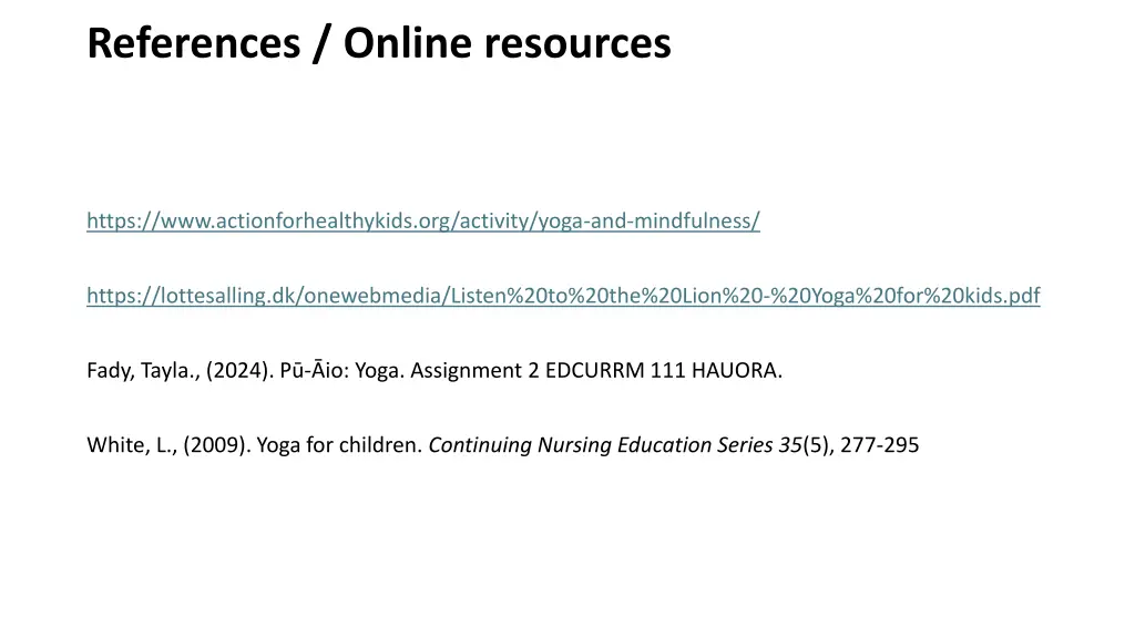 references online resources
