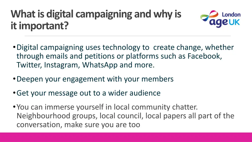 what is digital campaigning