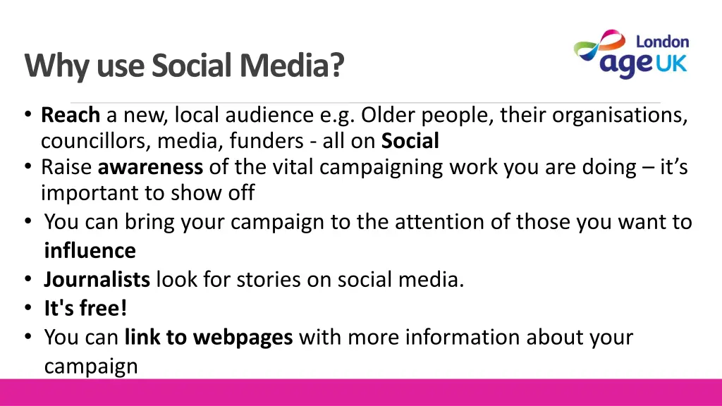 why use social media