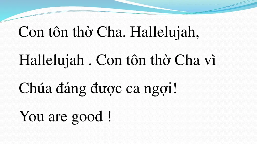 con t n th cha hallelujah 1