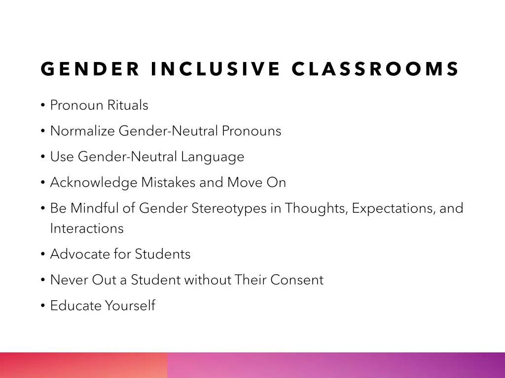 gender inclusive classrooms 1