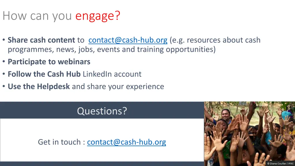 how can you engage