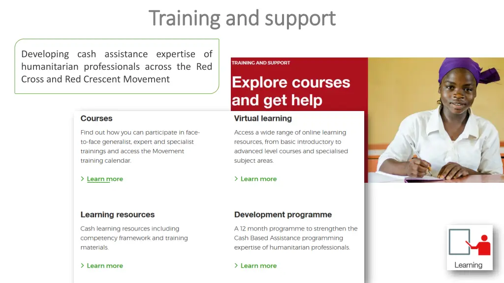 training and support training and support