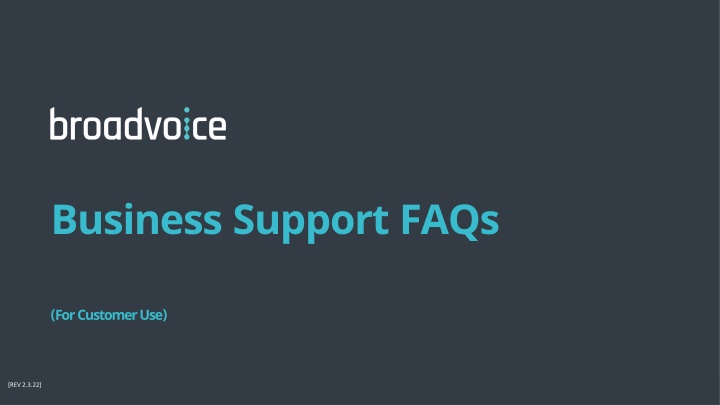 business support faqs