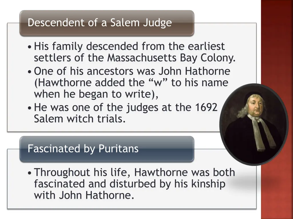 descendent of a salem judge