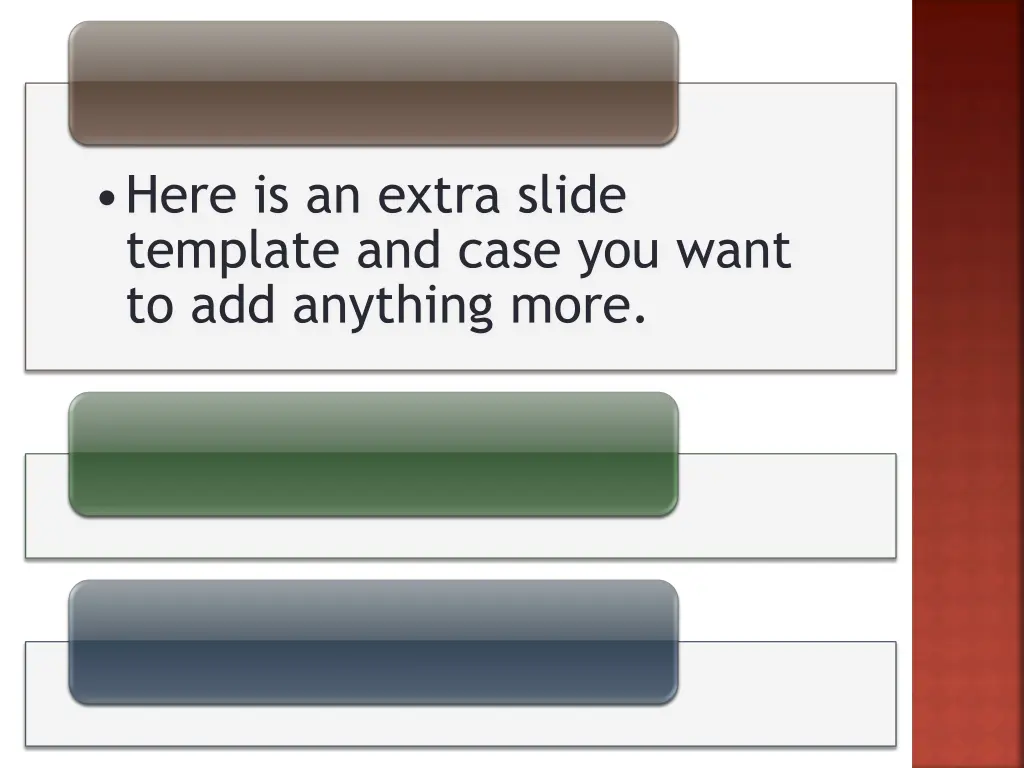 here is an extra slide template and case you want