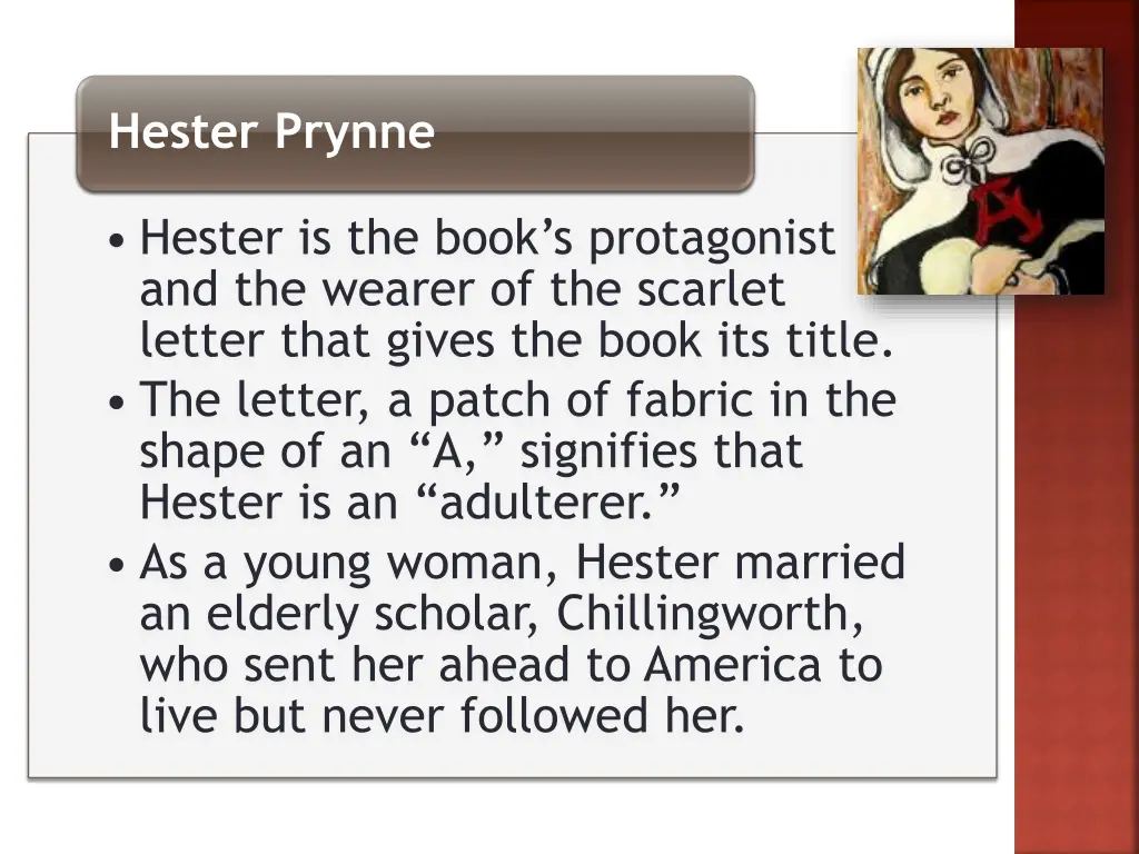 hester prynne