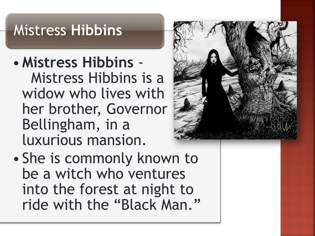 mistress hibbins