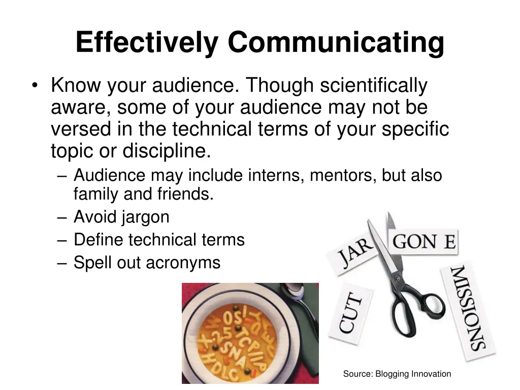 effectively communicating