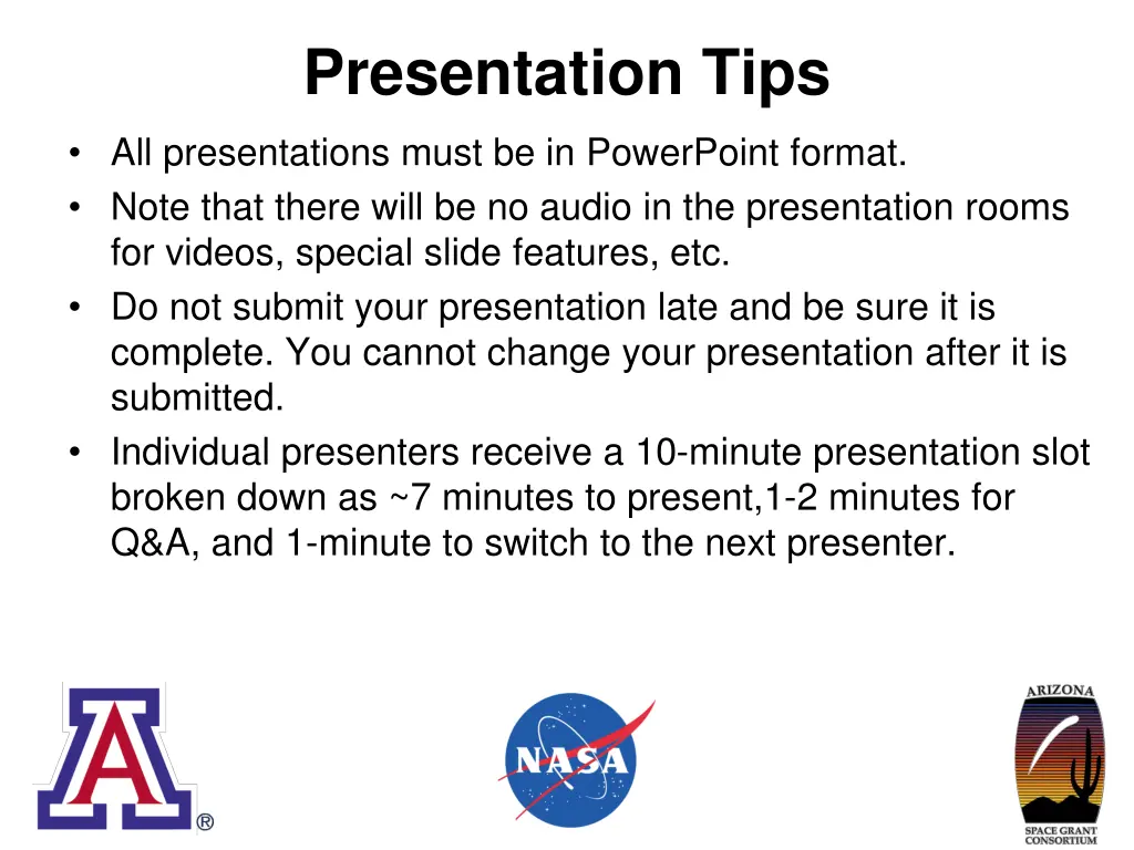 presentation tips