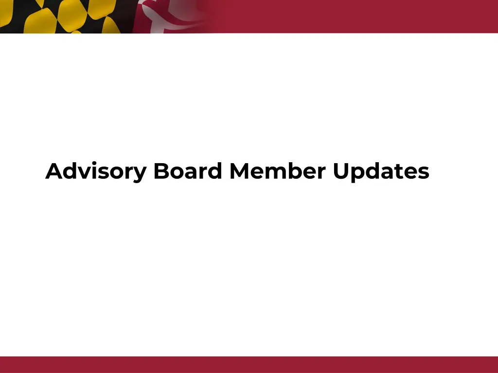 advisory board member updates
