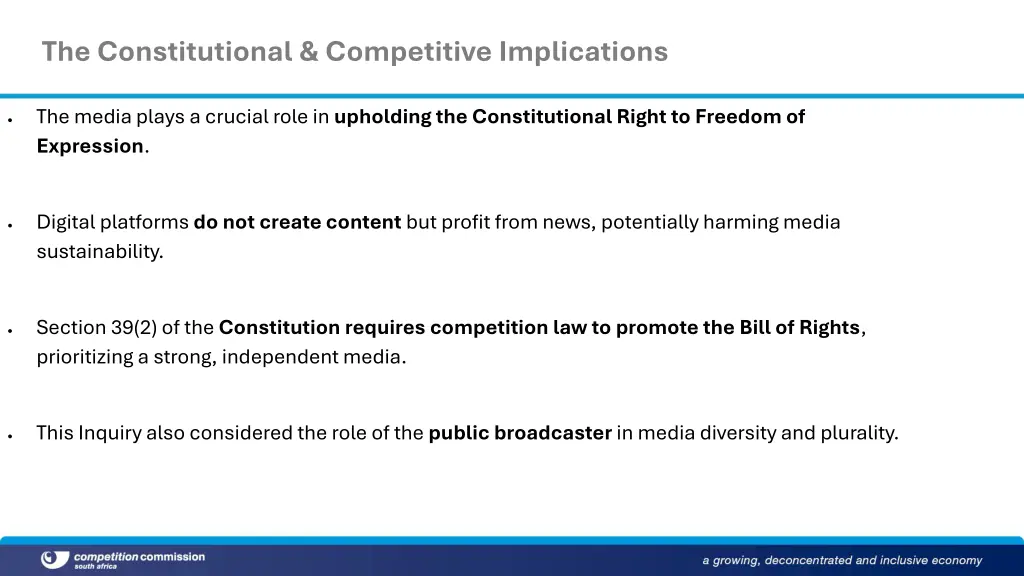 the constitutional competitive implications