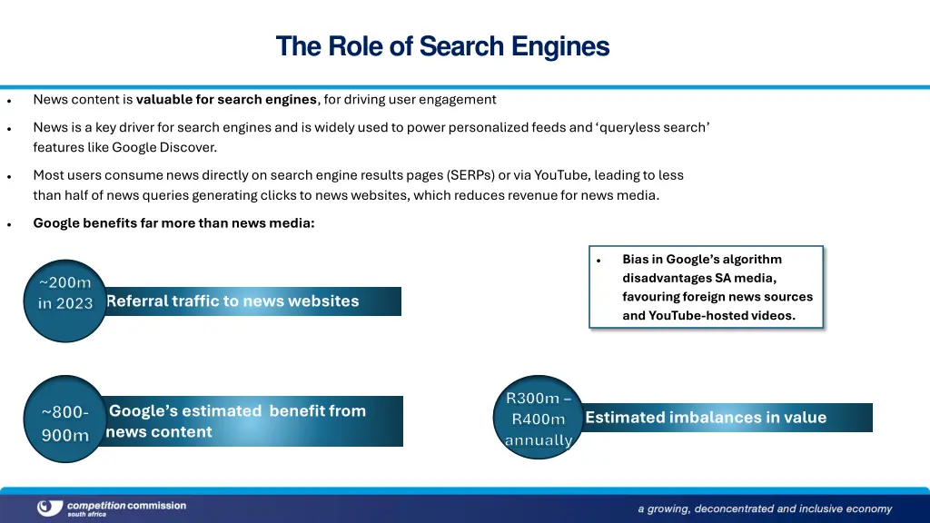 the role of search engines