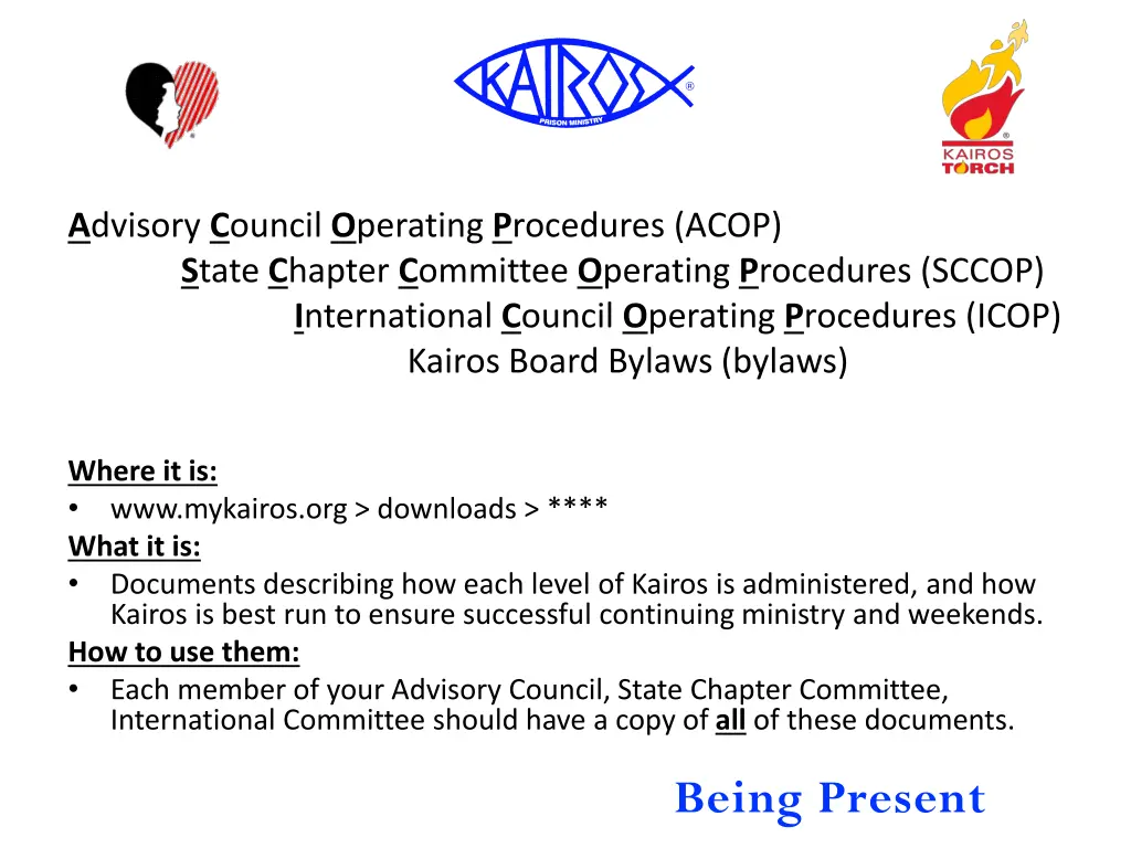 a dvisory c ouncil o perating p rocedures acop