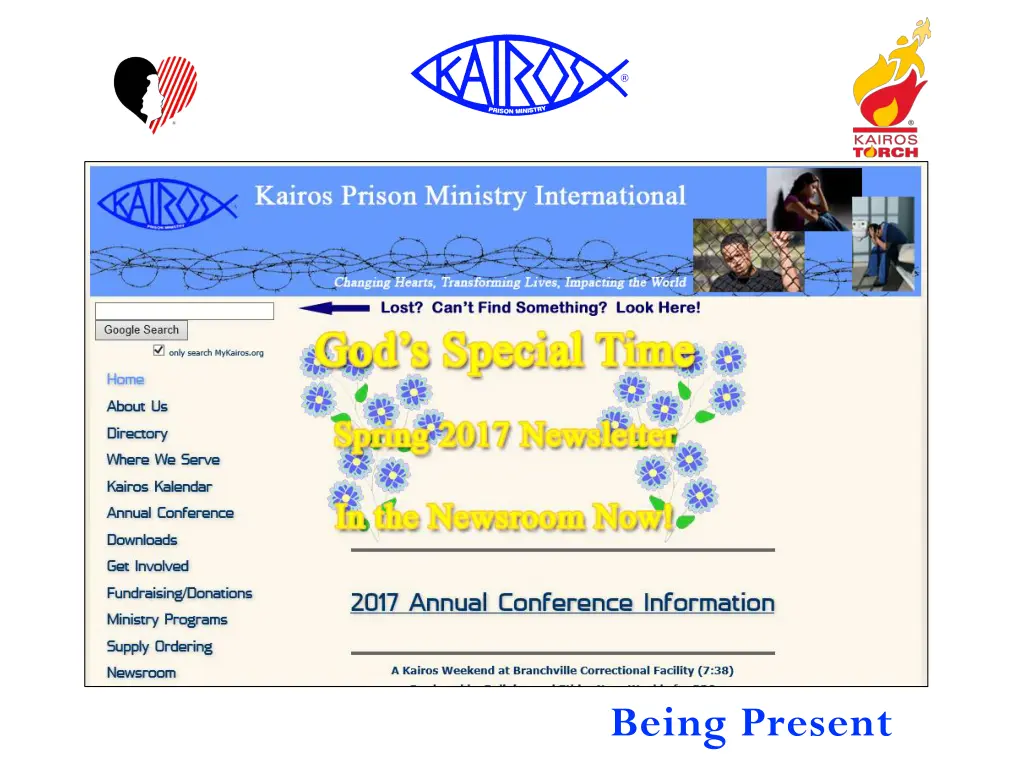 being present 2