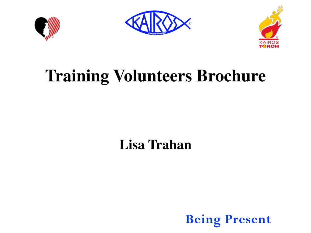 training volunteers brochure