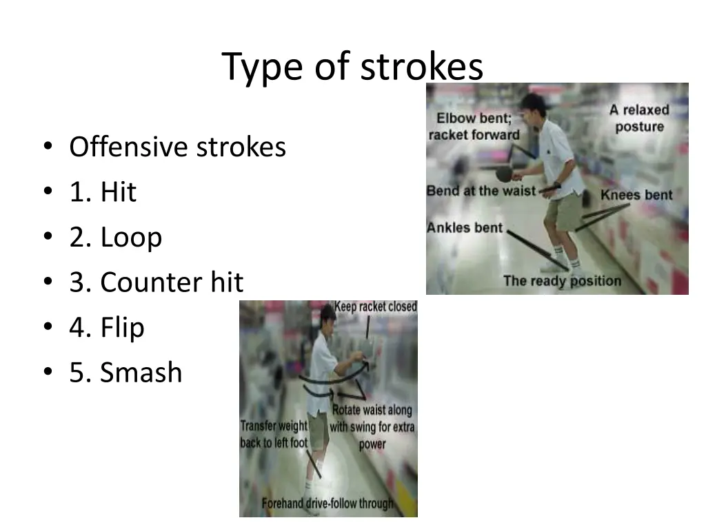 type of strokes