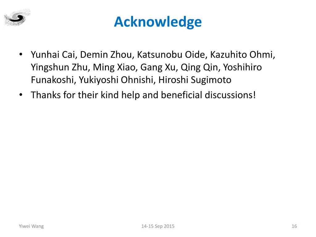 acknowledge