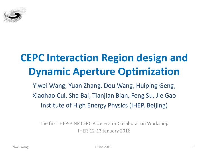 cepc interaction region design and dynamic