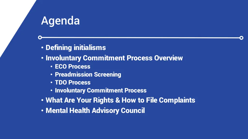 agenda
