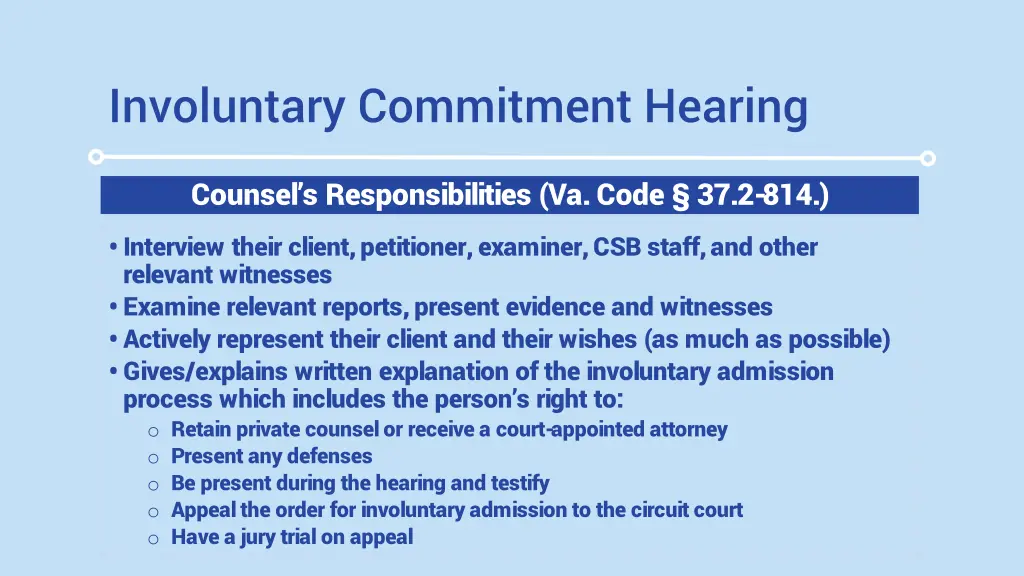 involuntary commitment hearing 1