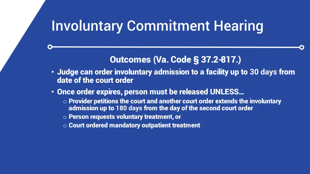 involuntary commitment hearing 2